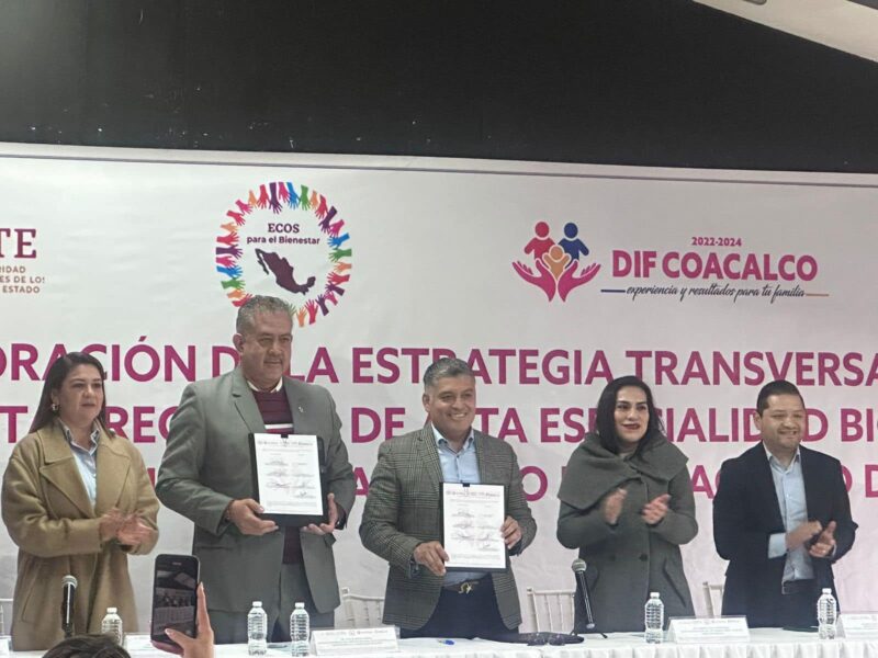 Firman convenio de colaboración ISSSTE y Coacalco