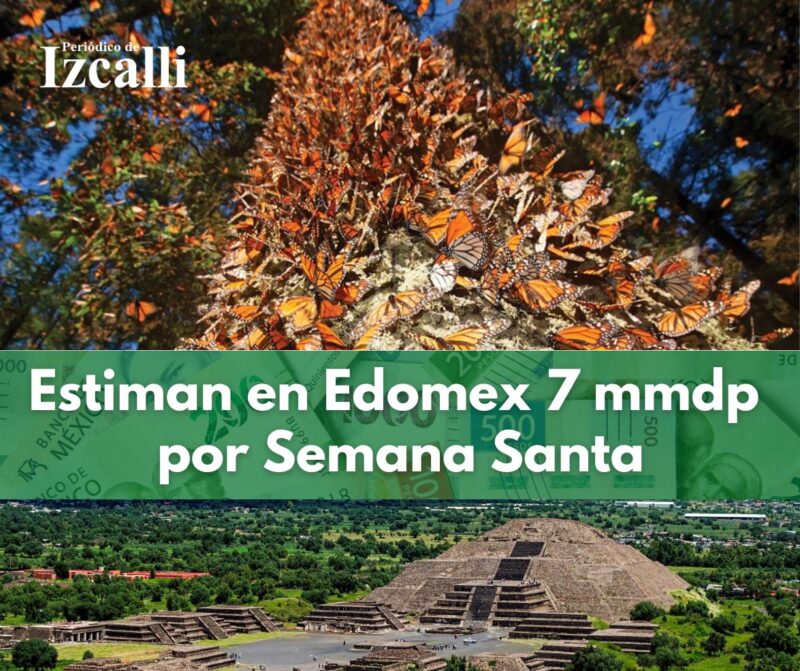 Estiman en Edomex 7 mmdp por Semana Santa