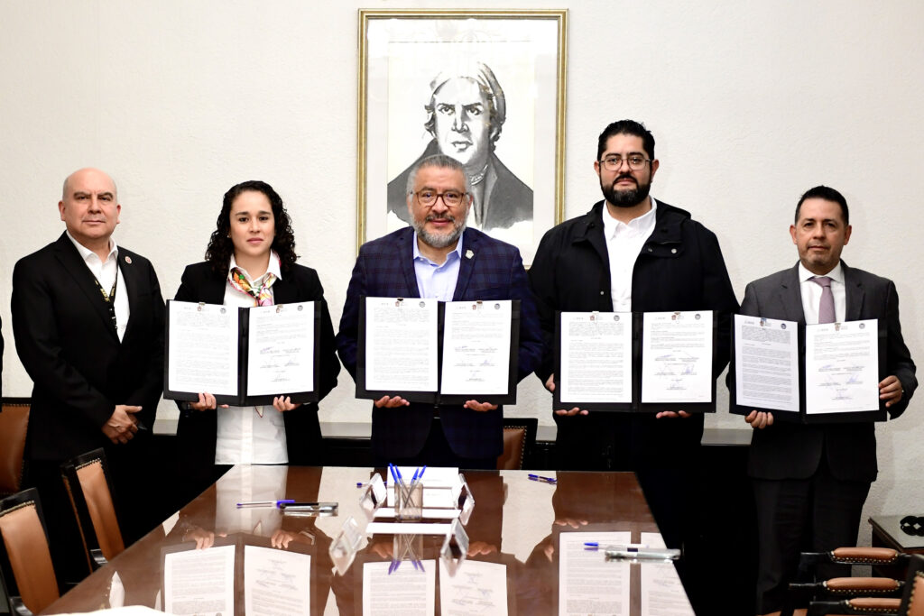 Edomex firma convenio para garantizar seguridad de candidatos en el Proceso Electoral 2024