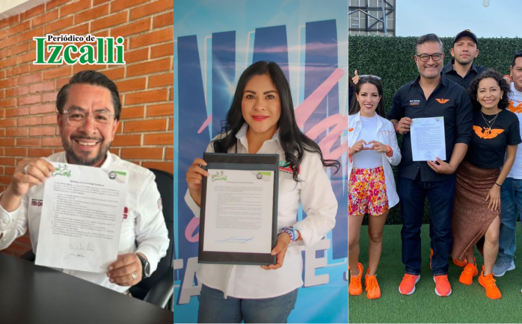 Candidatos a presidencia de Izcalli se comprometen con movilidad izcallense