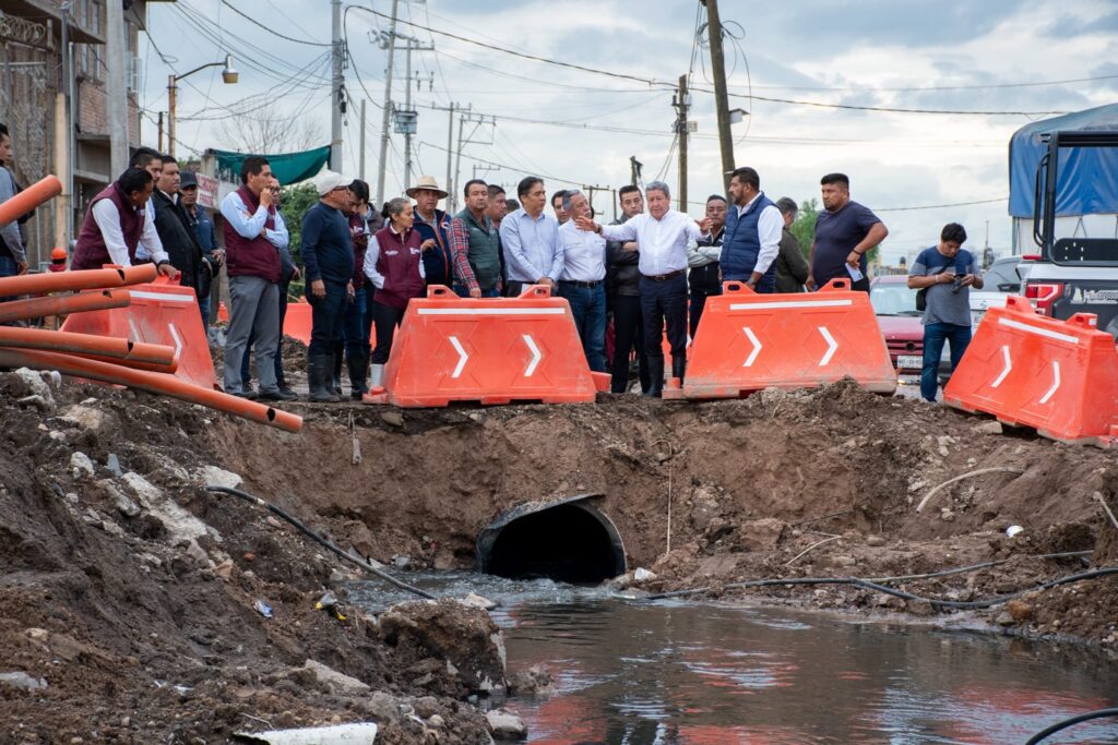 Tras inundación en Rancho San Blas, se reúnen los tres órdenes de gobierno