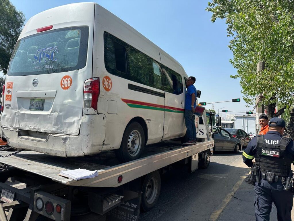 Van 335 unidades retenidas en la “Cruzada por el Transporte Público” en Edomex