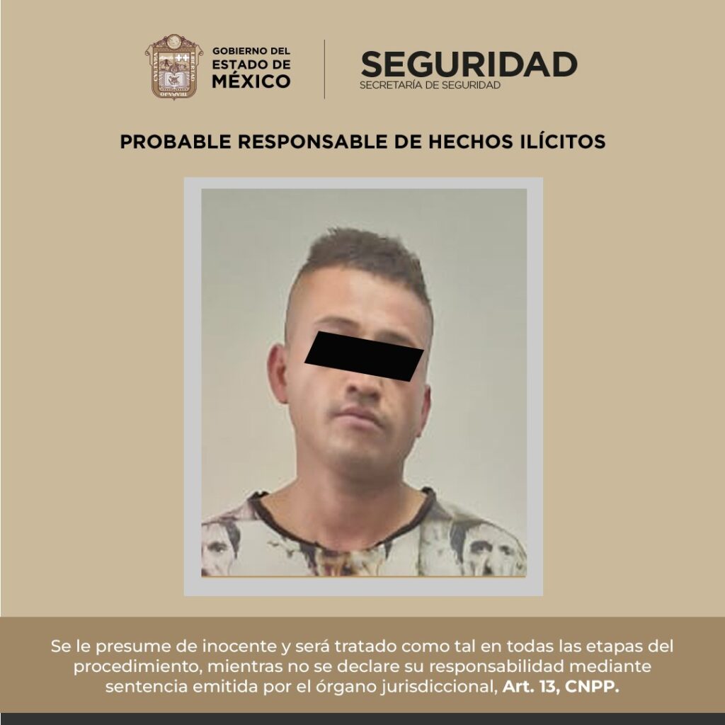 Detienen a presunto narcomenudista en Tlalnepantla