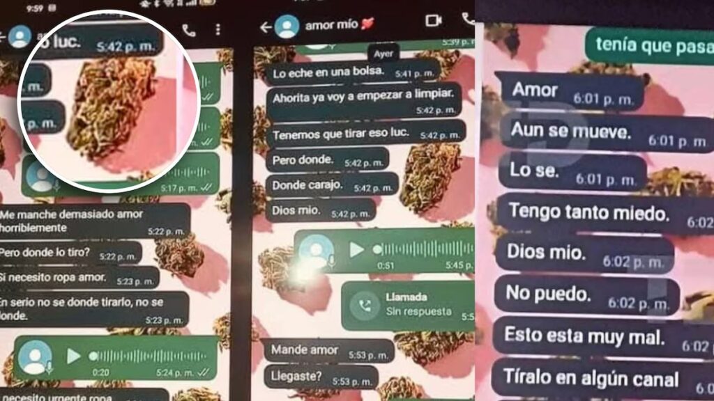 Capturas de pantalla sobre caso bebé abandonado Tultitlán