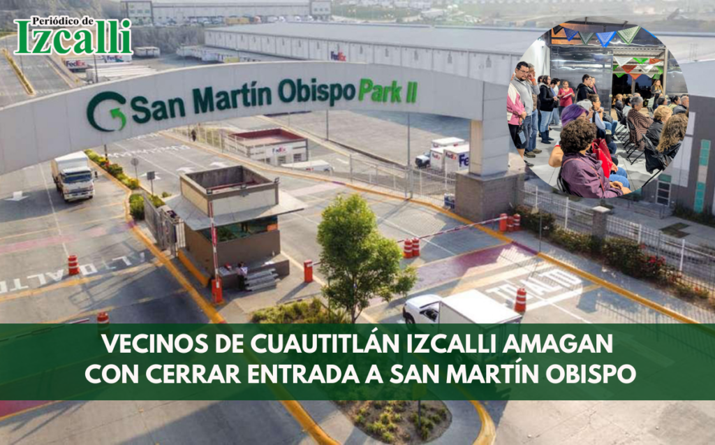 Vecinos de Cuautitlán Izcalli amagan con cerrar entrada a San Martín Obispo