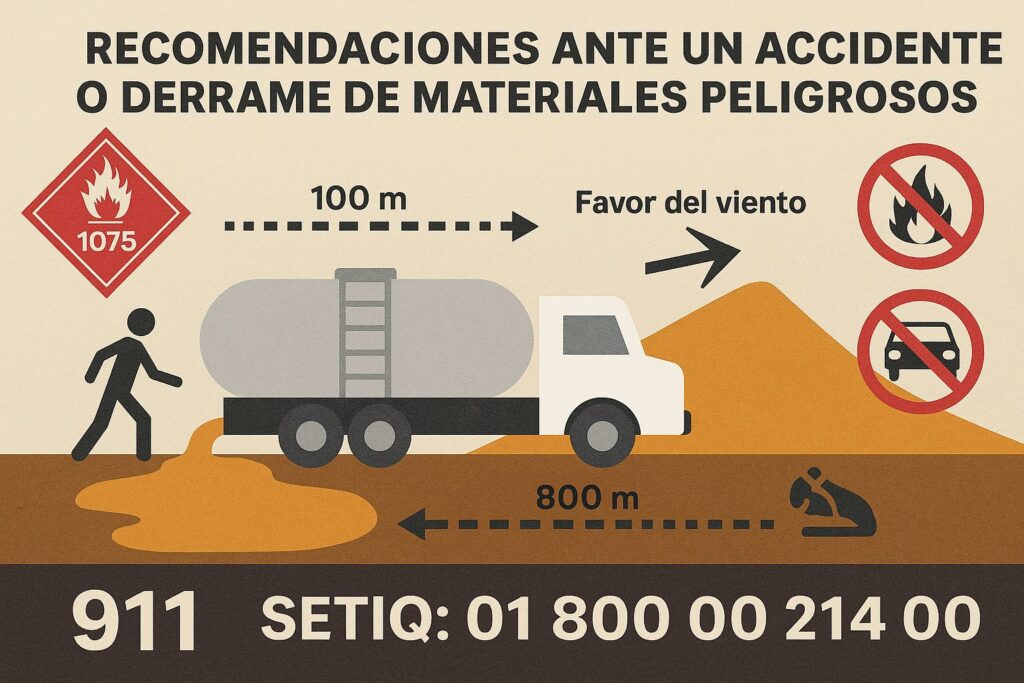 ¿Qué tan cerca estamos de una emergencia? Recomendaciones ante un accidente con materiales peligrosos